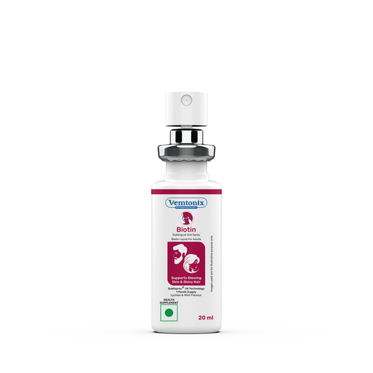 Vemonix Biotin spray bottle