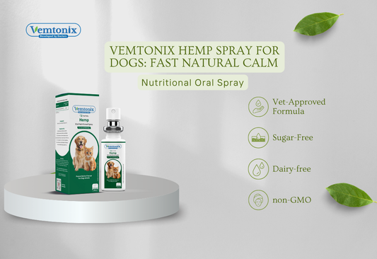 Vemtonix Hemp Spray for Dogs: Fast Natural Calm
