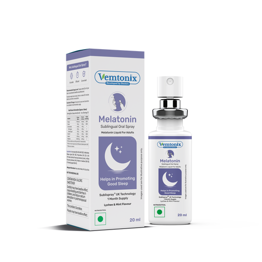 Vemtonix Melatonin Sublingual Oral Spray for Adults