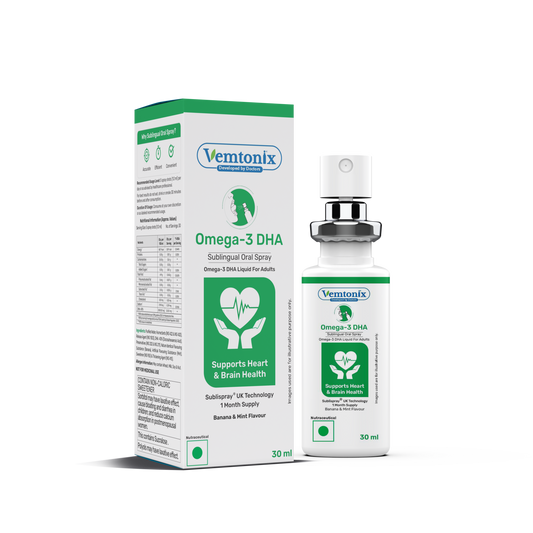 Vemtonix Veg Omega - 3 DHA Sublingual Oral Spray