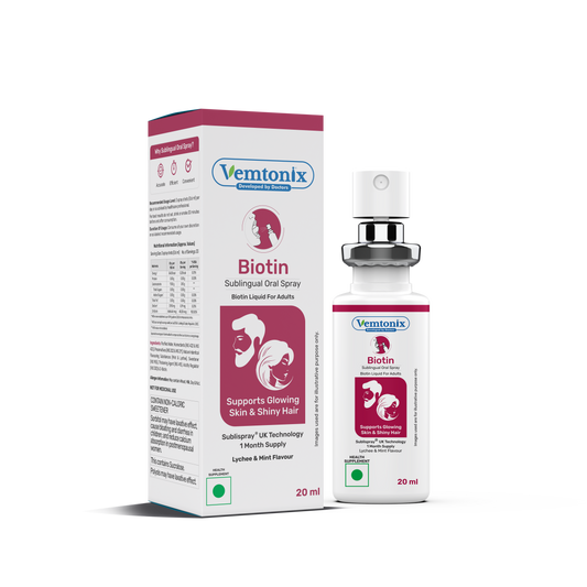 Vemtonix Biotin Skin & Hair Sublingual Oral Spray