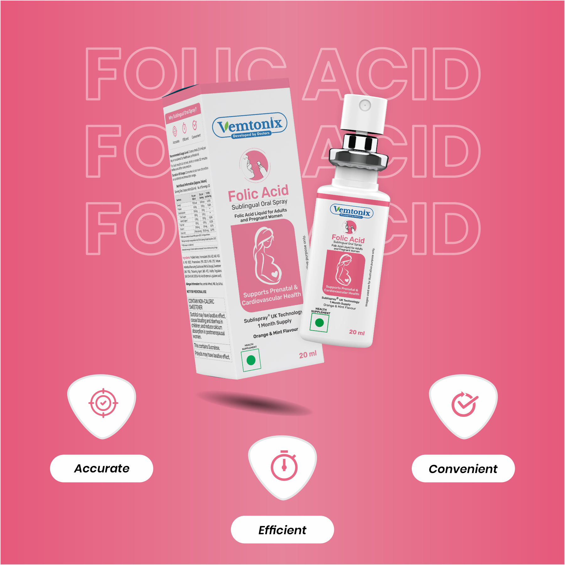 Vementix folic acid product 