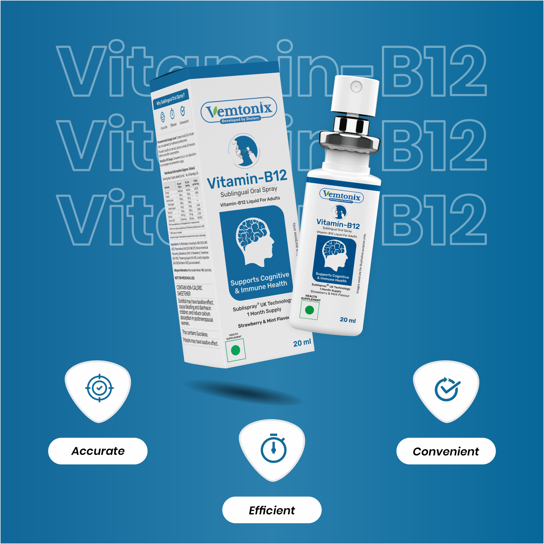 Vemtonix Vitamin B12 spray