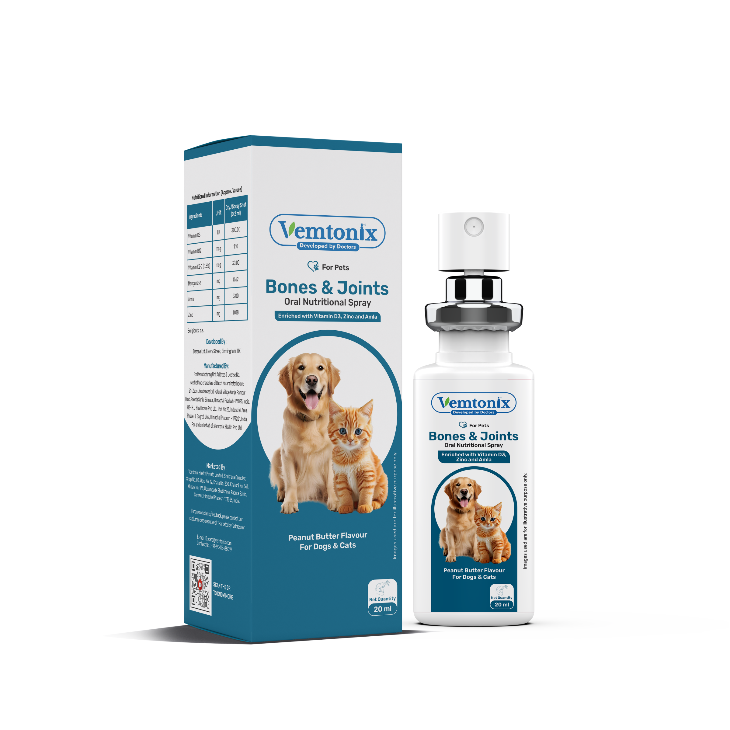 Vemtonix Bones & Joints Oral Nutritional Spray
