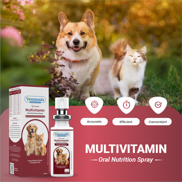 Ventionix Multivitamin Oral Nutrition Spray for pets