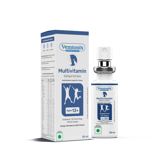 Multivitamin Sublingual Oral Spray designed for Teen 13+ 