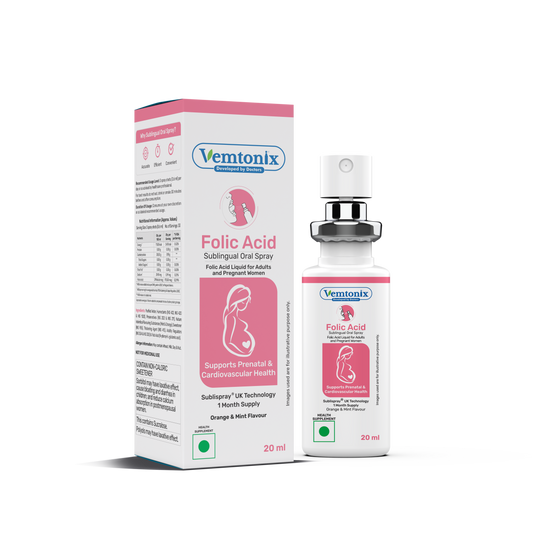 Vemtonix Folic Acid Sublingual Oral Spray 