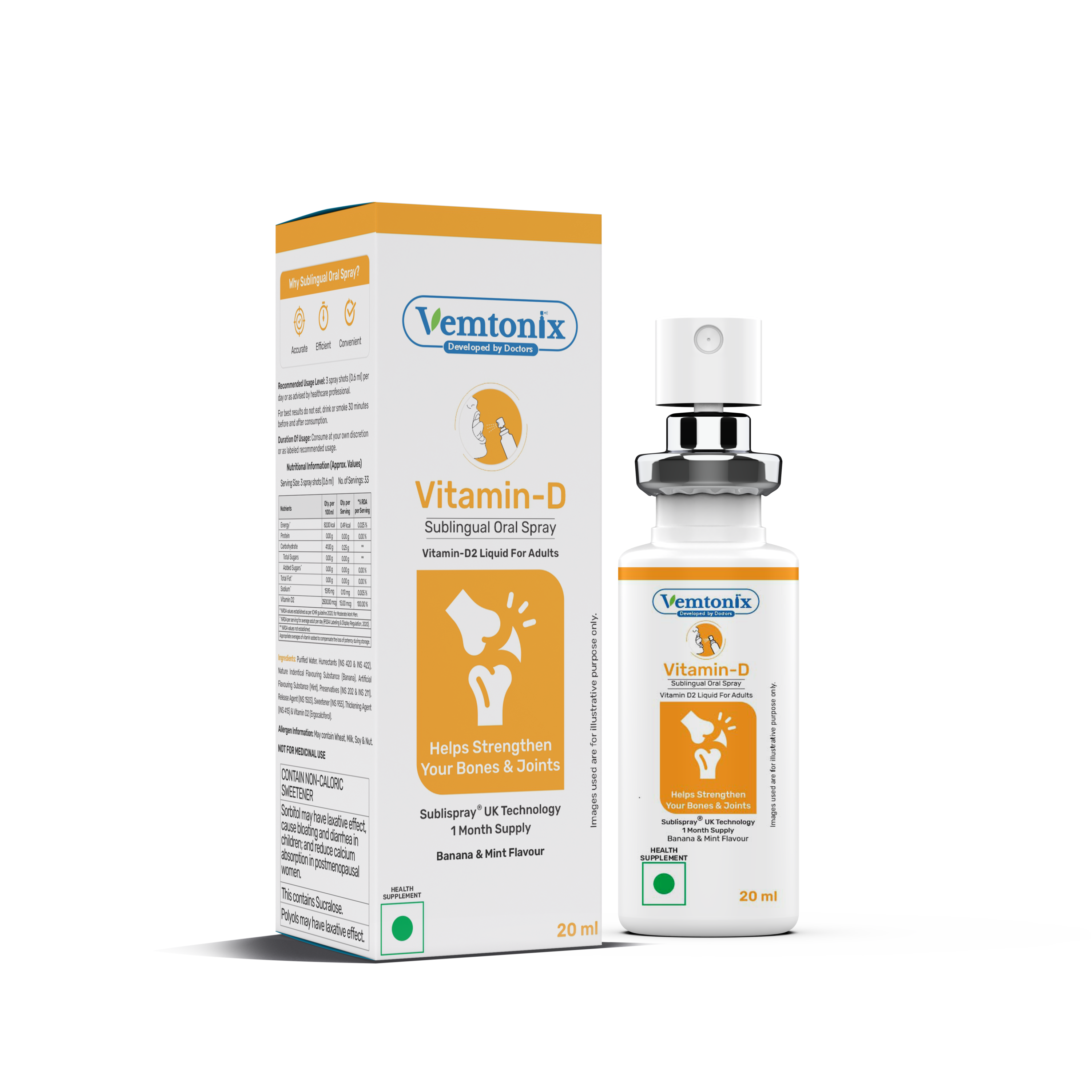 Vemtonix Vitamin D2 Sublingual Oral