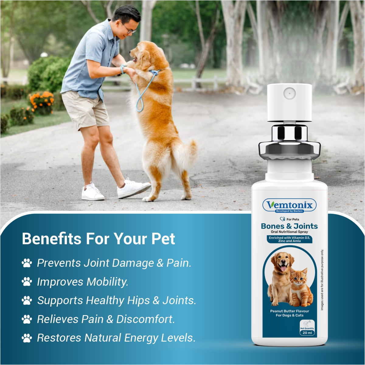 Vemtonix Bones & Joints supplement for pet