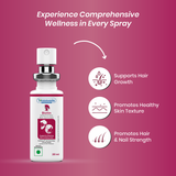 Vemtonix Biotin spray bottle with benefits