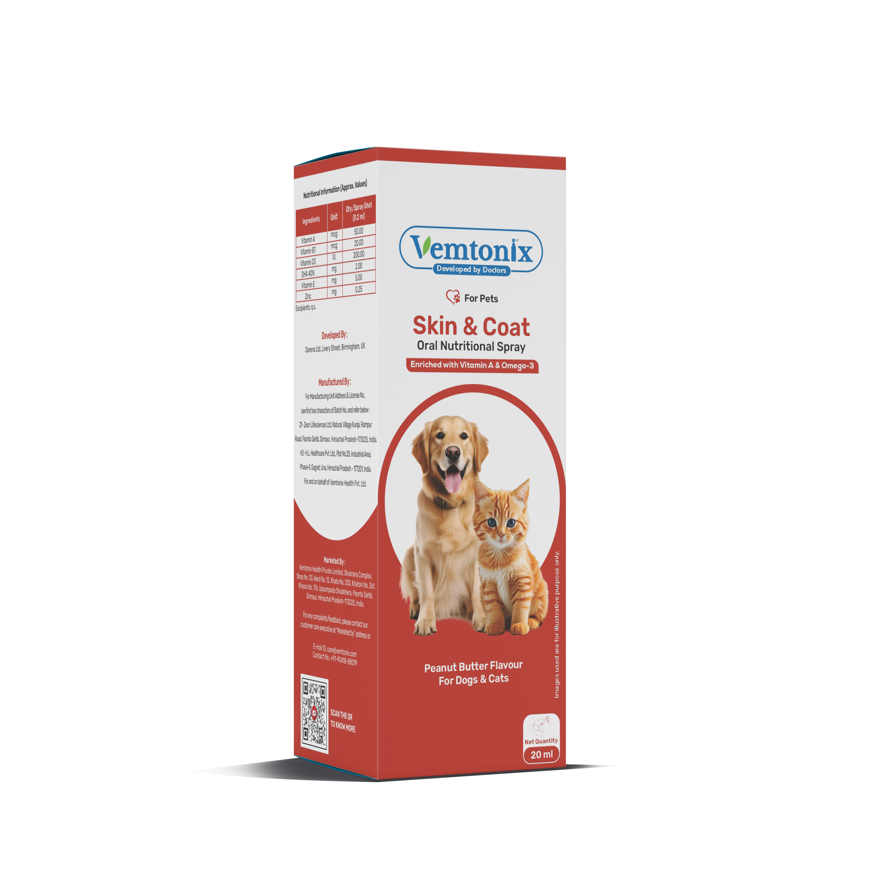 Vemtonix Skin & Coat Oral Nutritional Spray