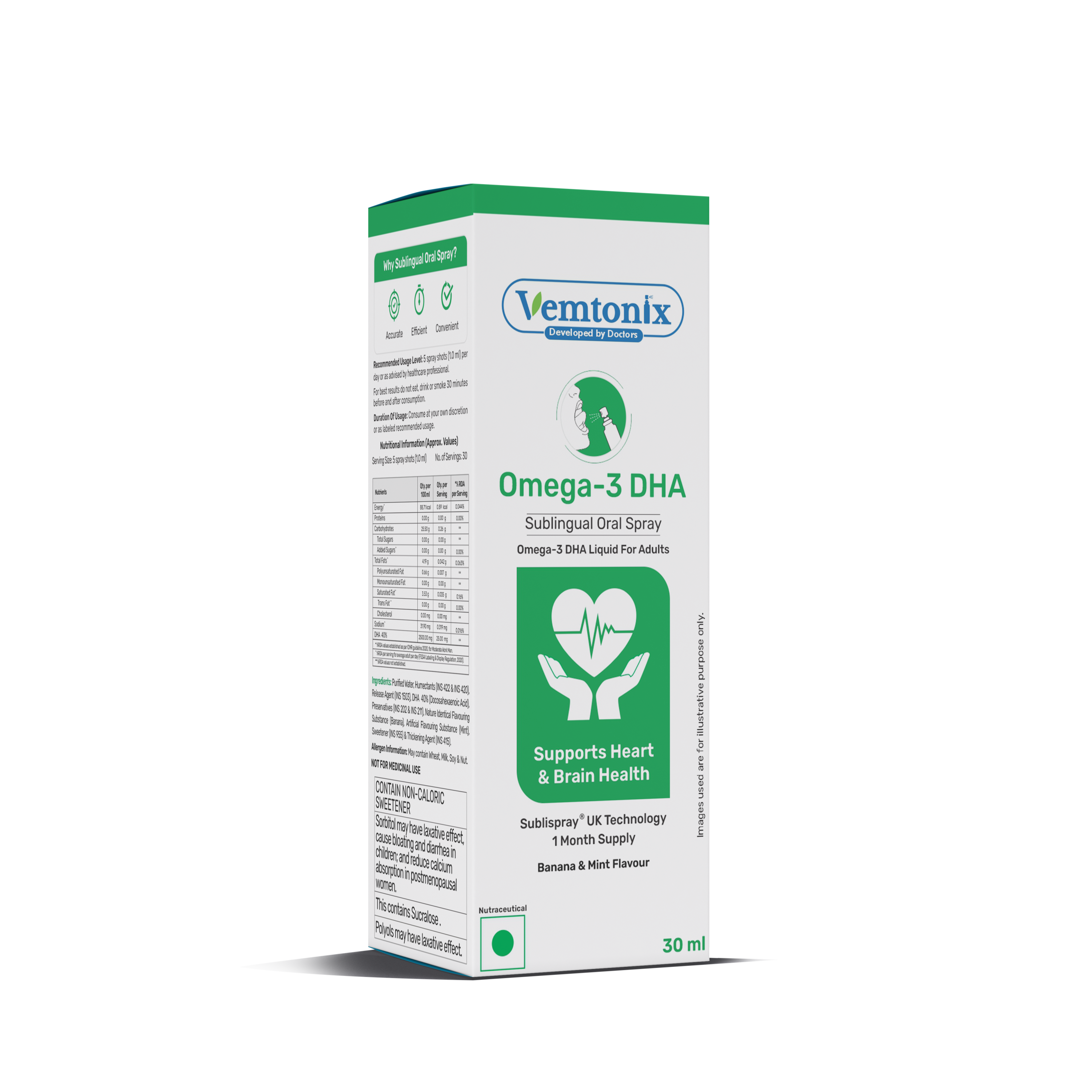 Vemtonix Omega-3 DHA spray