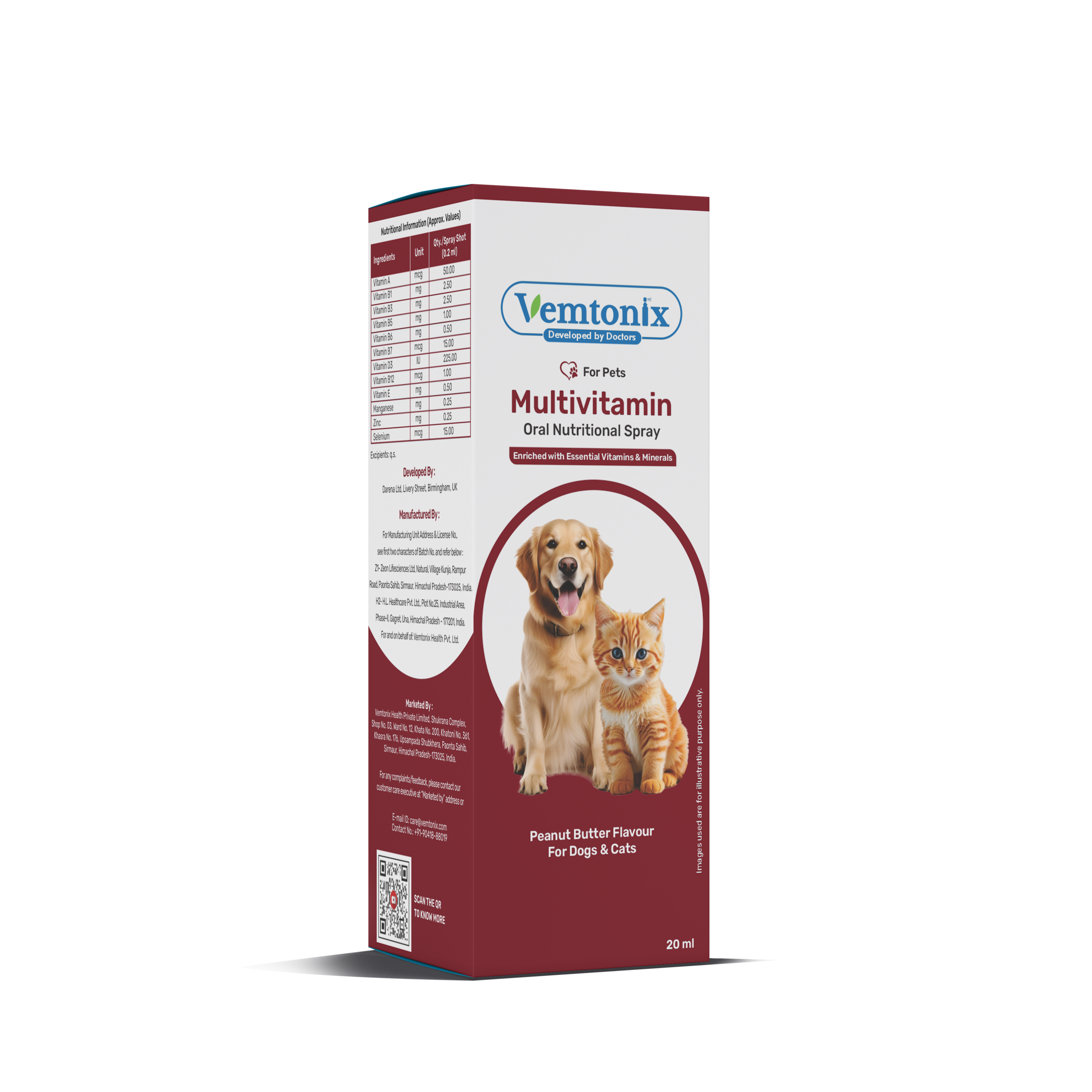 Vemtonix Multivitamin Oral Nutritional Spray 