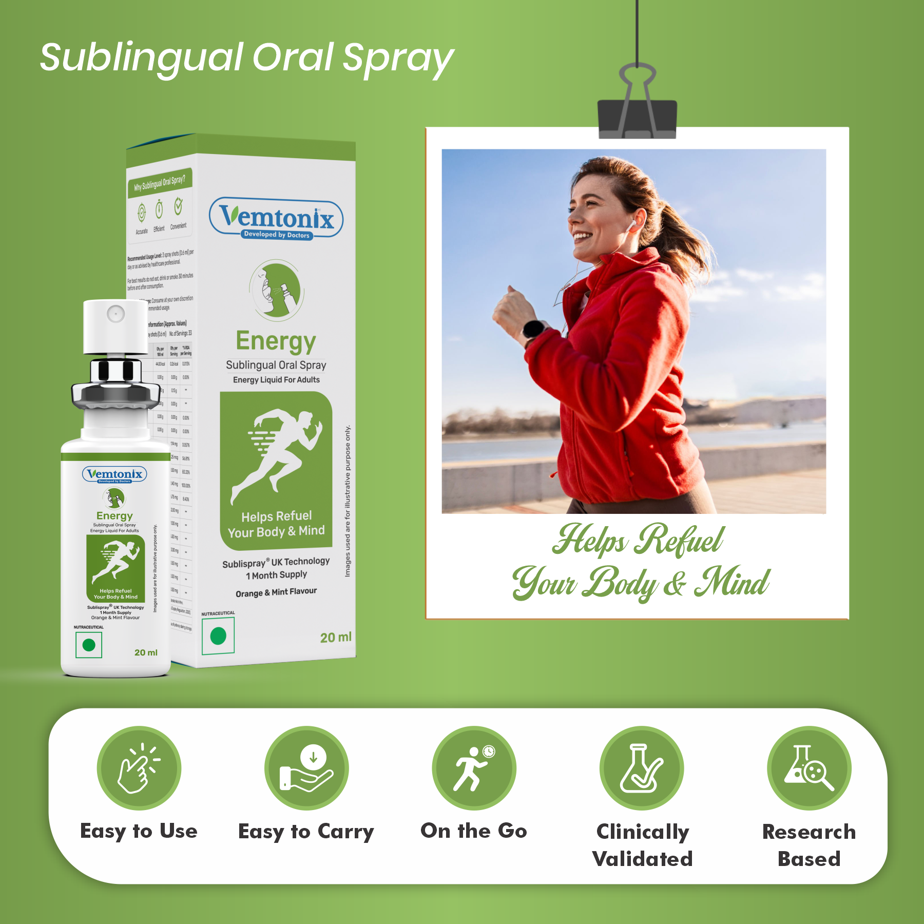 Vemtonix Energy sublingual oral spray