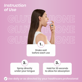 Instructions for using Vemtonix Glutathione Oral Spray