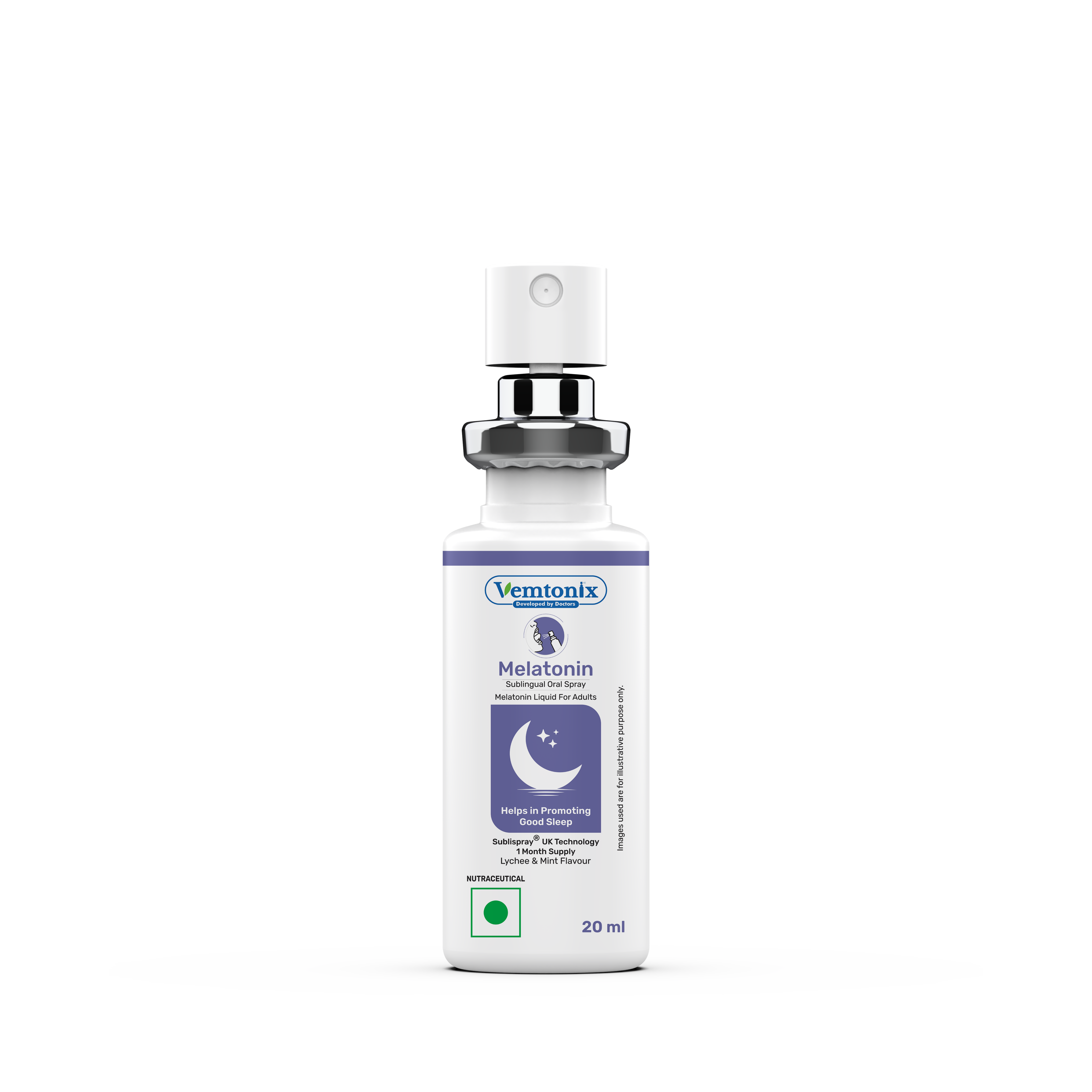 Vemonix Melatonin spray bottle