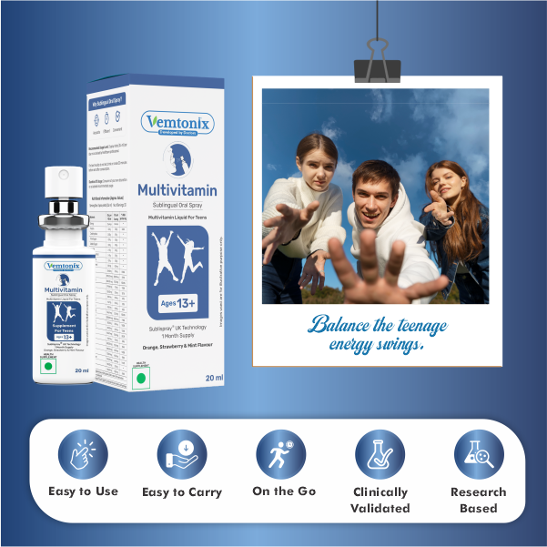 Vemtonix Multivitamin Sublingual Oral Spray (Teens)
