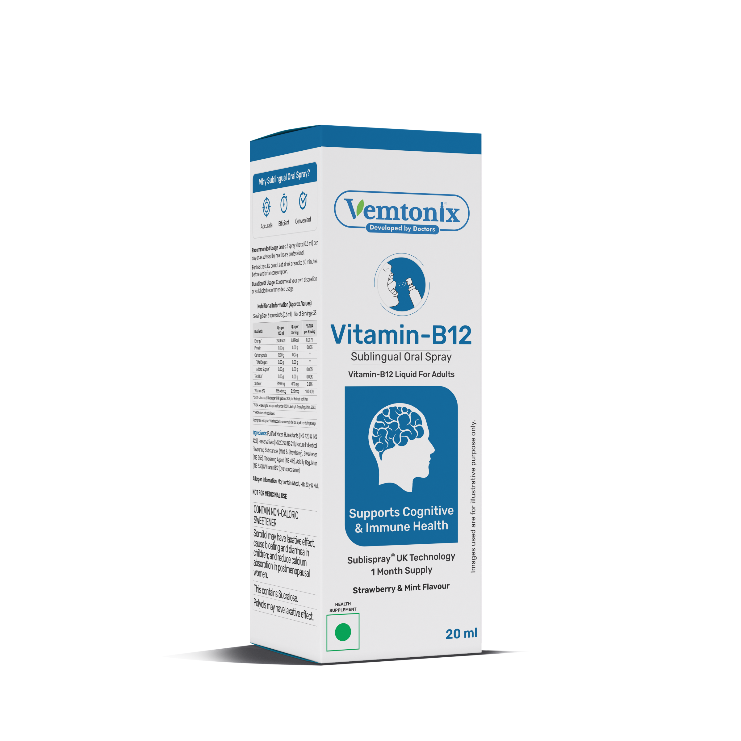Vemtonix Vitamin B12 spray