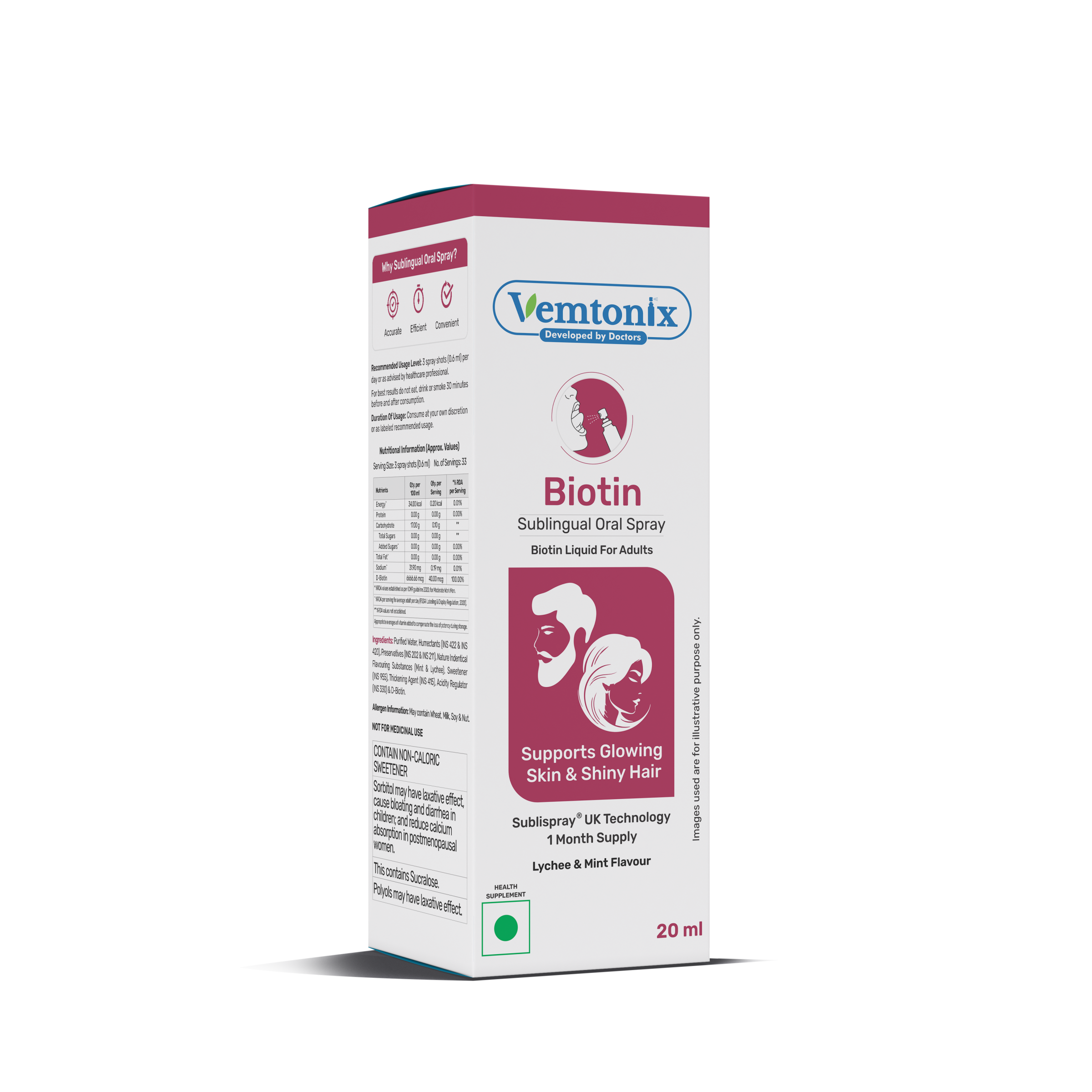 Vemtonix Biotin spray 